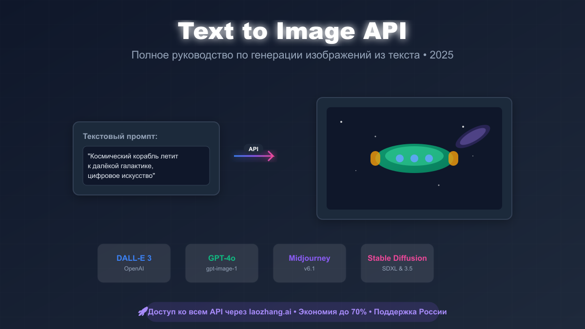 Text to Image API: Полное руководство для российских разработчиков [2025]