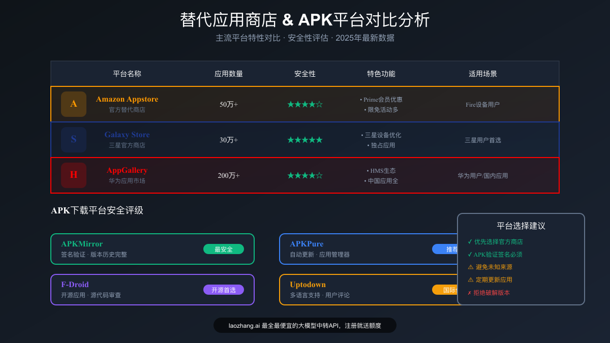 替代应用商店对比图