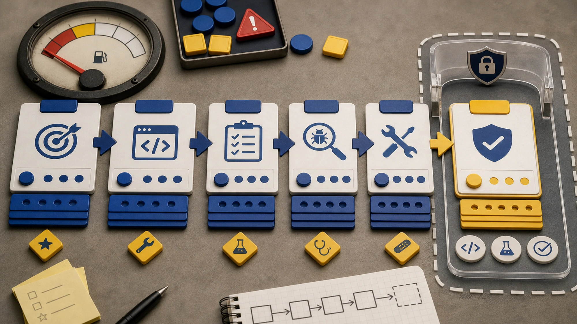 A pre-flight workflow for checking Codex capacity, choosing a model, creating checkpoints, and reserving room for tests and fixes