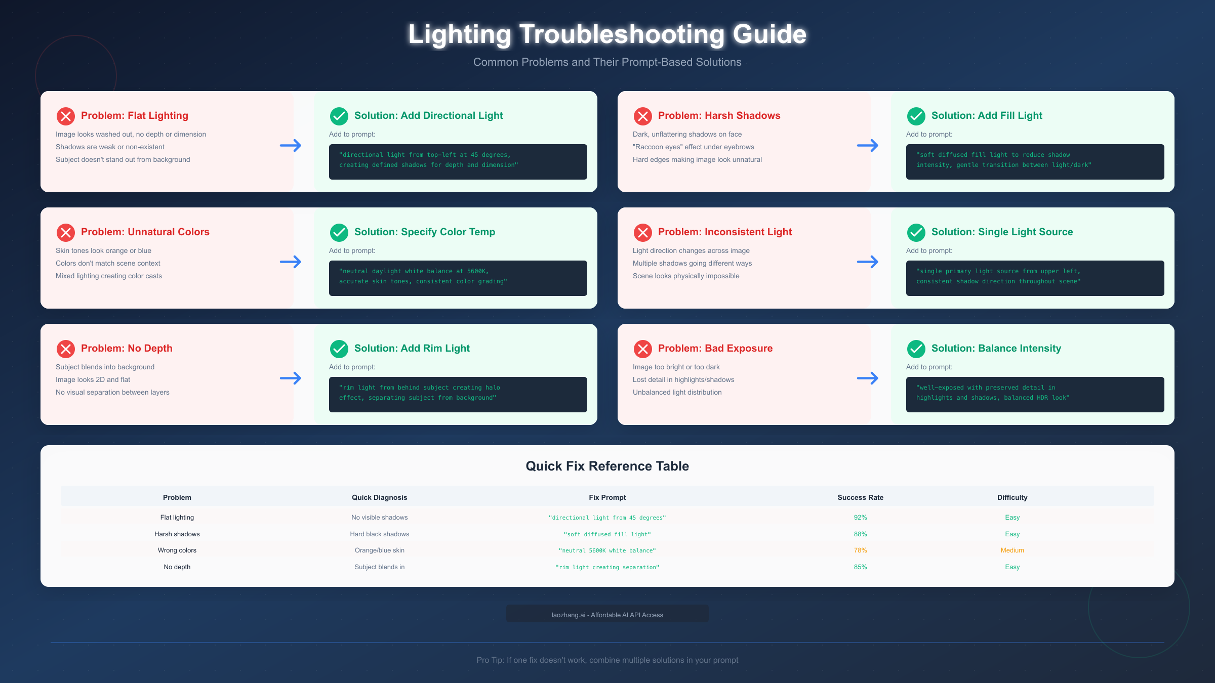 Lighting Troubleshooting Guide