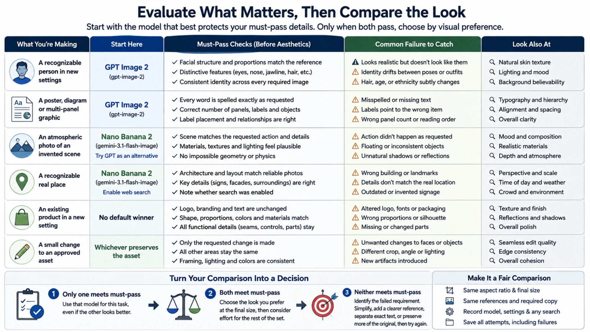 Illustration accompanying the guide to choosing an image model for your work.