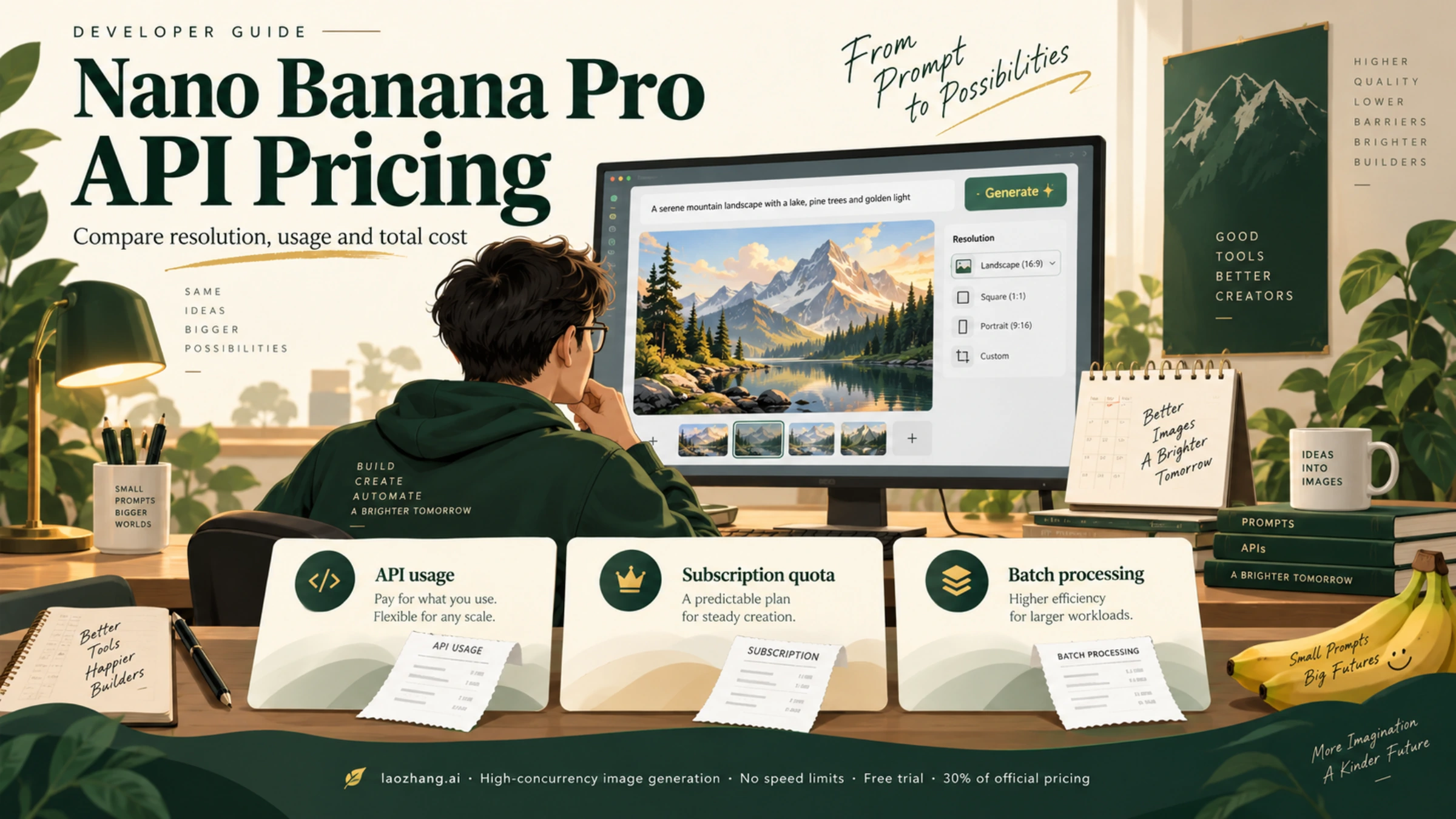 Nano Banana Pro API usage, subscription quotas and batch-processing cost considerations