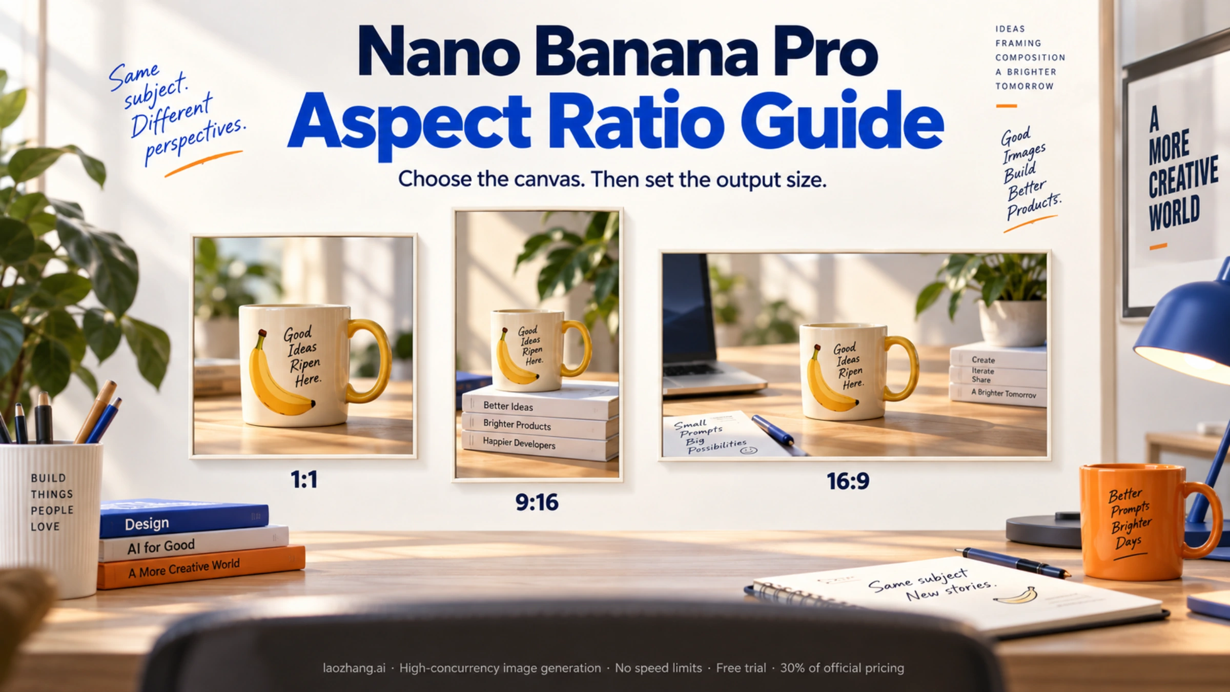 The same product appears in square, portrait and landscape canvas frames