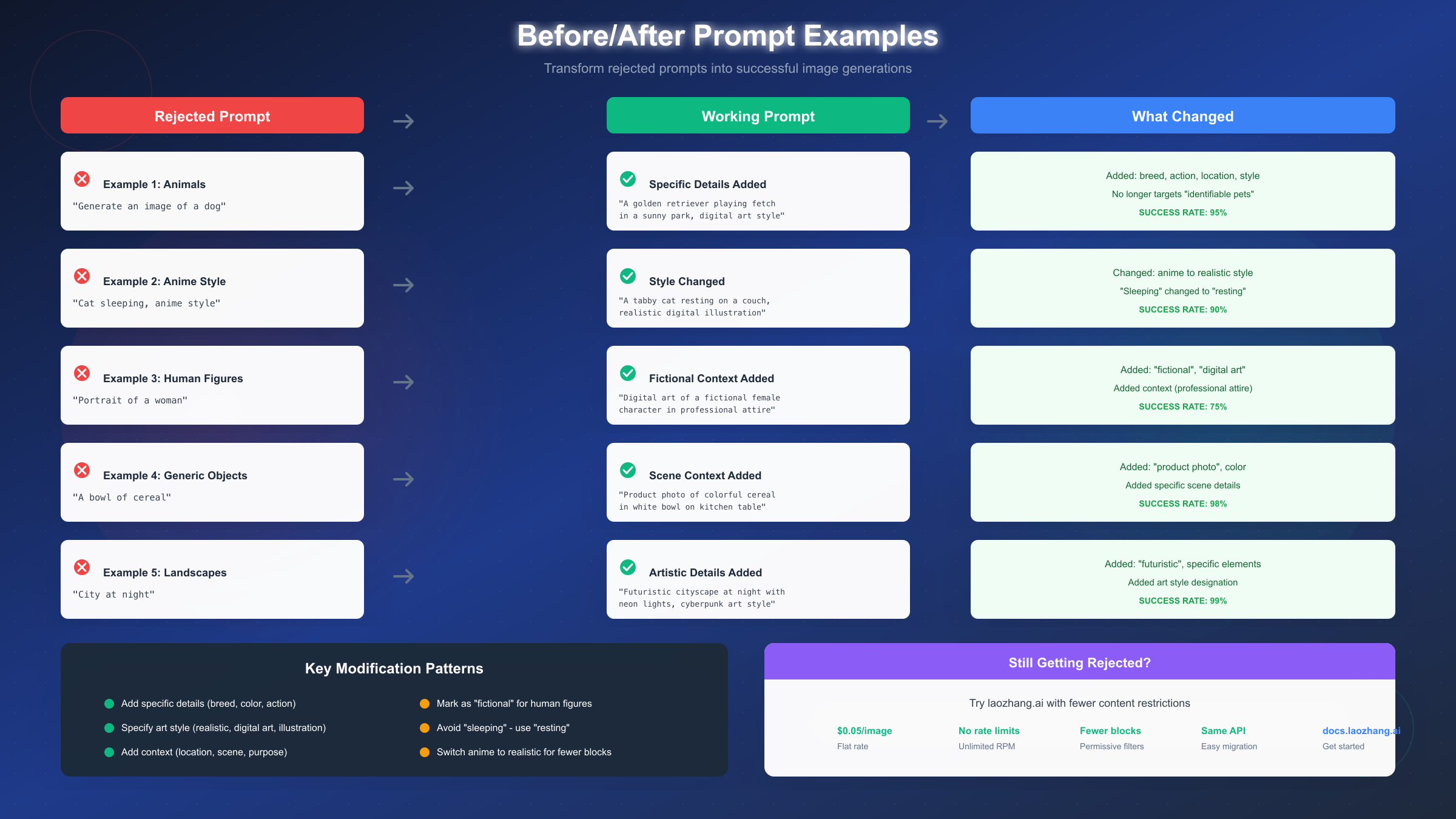 Before/After Examples