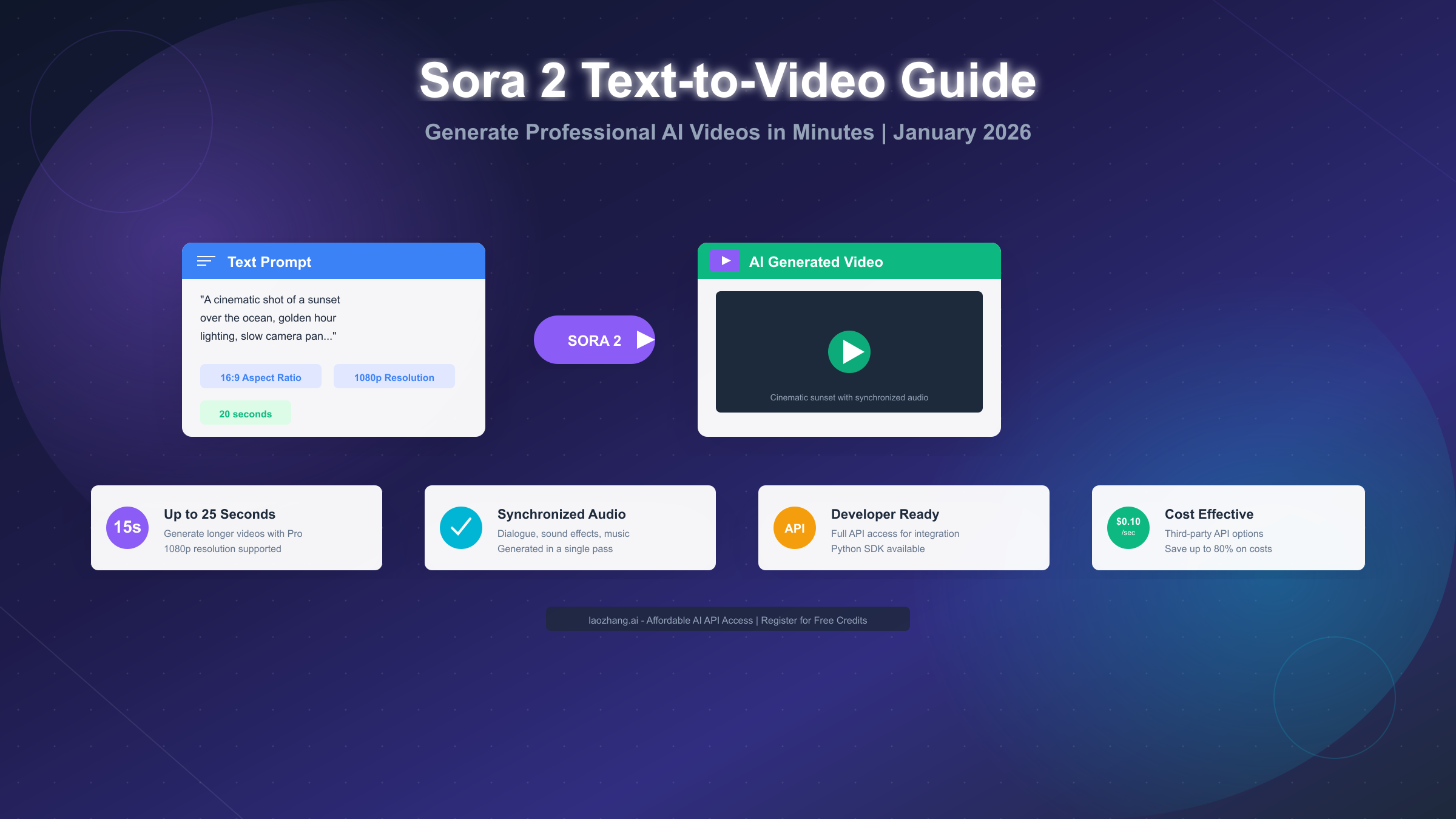 How to Use Sora 2 to Generate Videos from Text: Complete Tutorial [2026]
