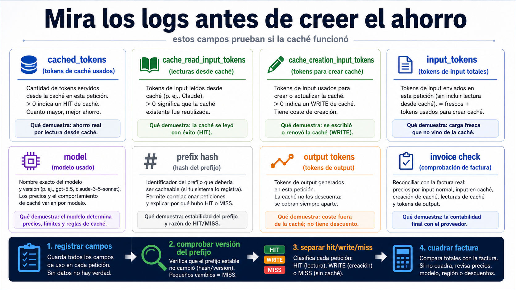 Mapa de campos de log