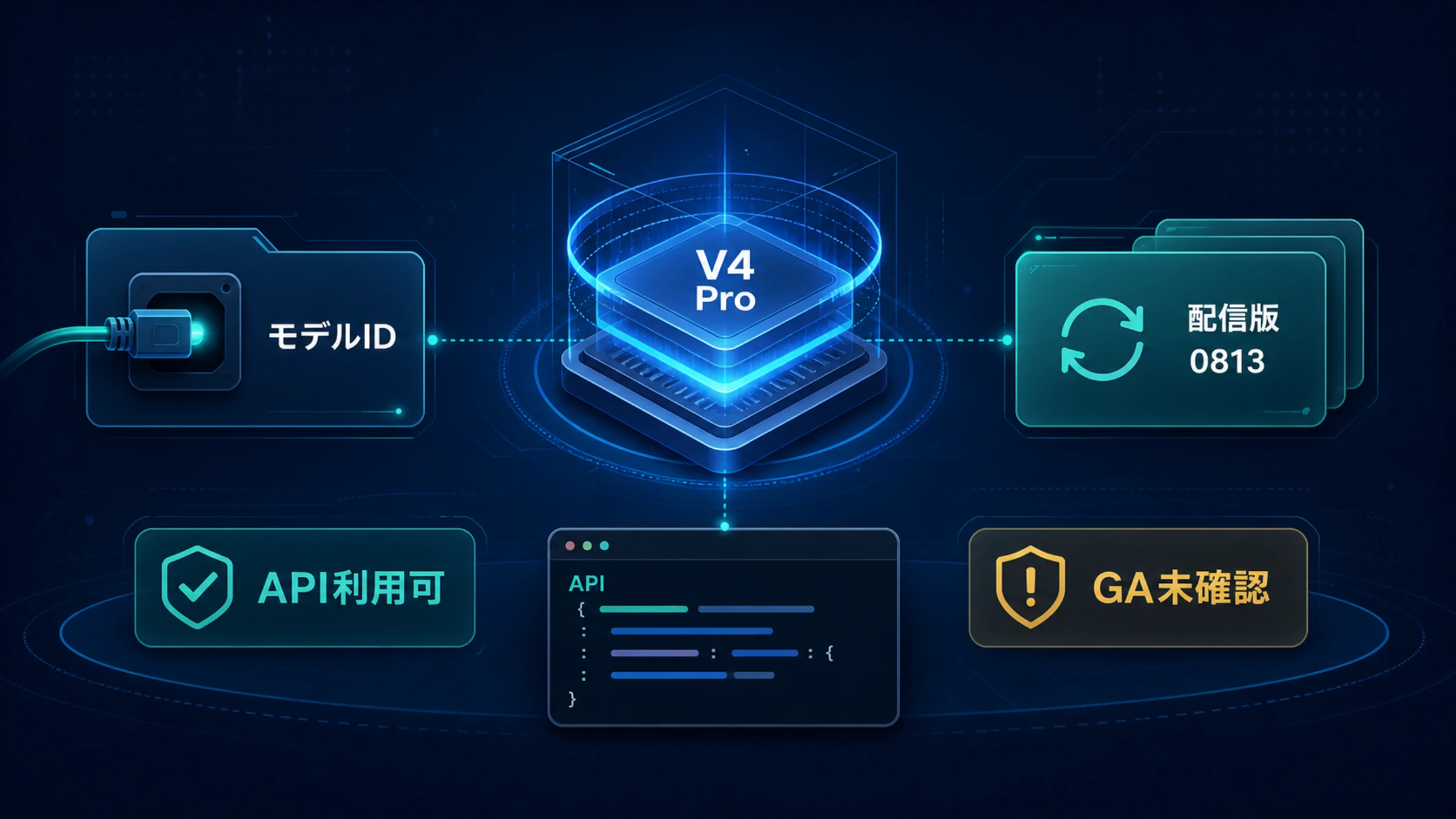 DeepSeek V4 Pro APIのモデル確認、料金計算、導入判断の図