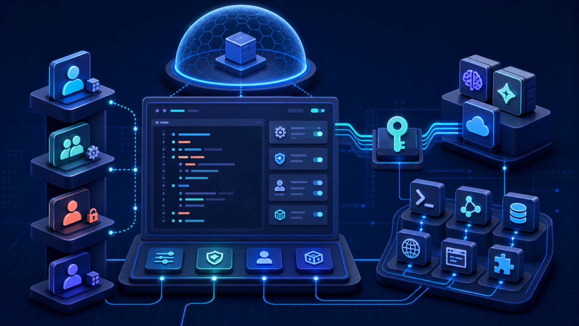 Codex 사용자 기본값과 trusted project, profile, CLI override를 분리한 구성 화면