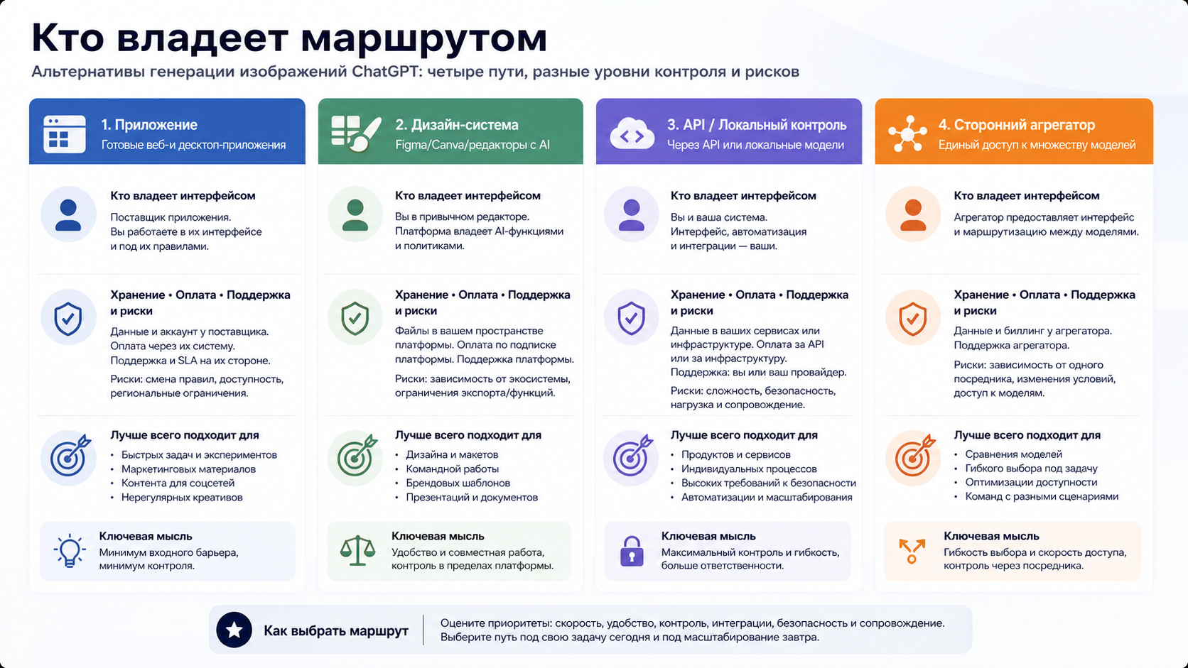 Разделение маршрутов: приложение, дизайн-система, API или локальный контроль, сторонний агрегатор