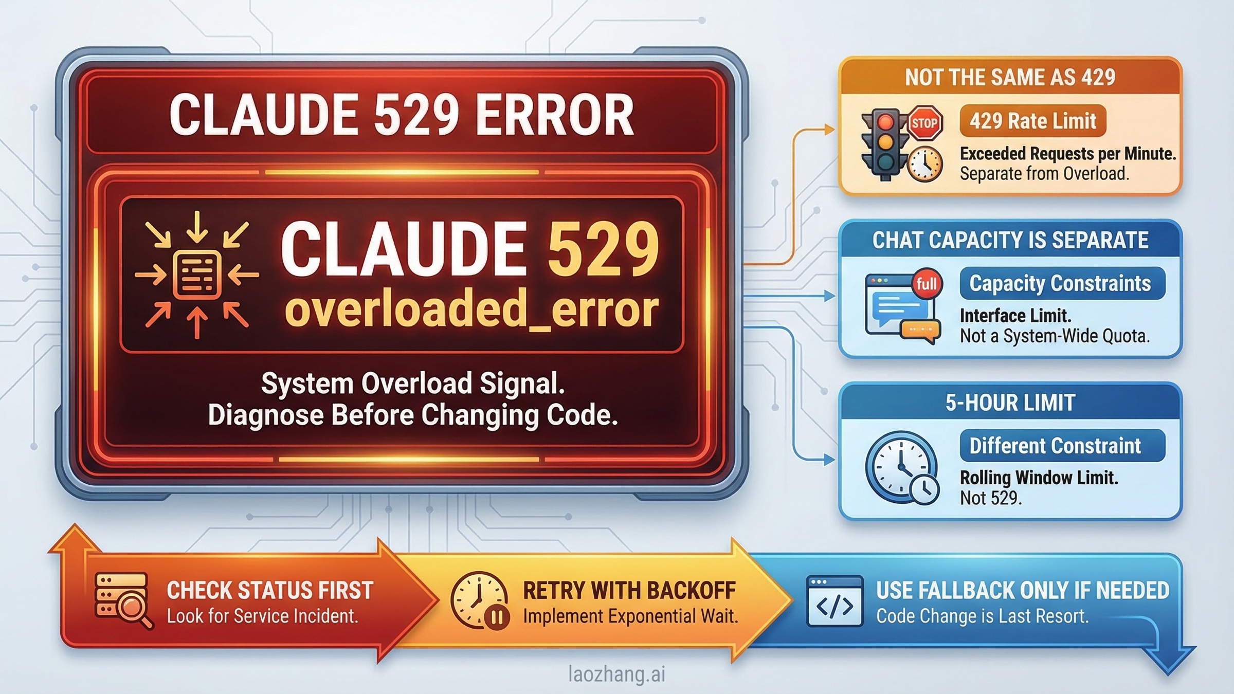 Claude 529 overloaded_error: что это значит и как исправить в 2026 году