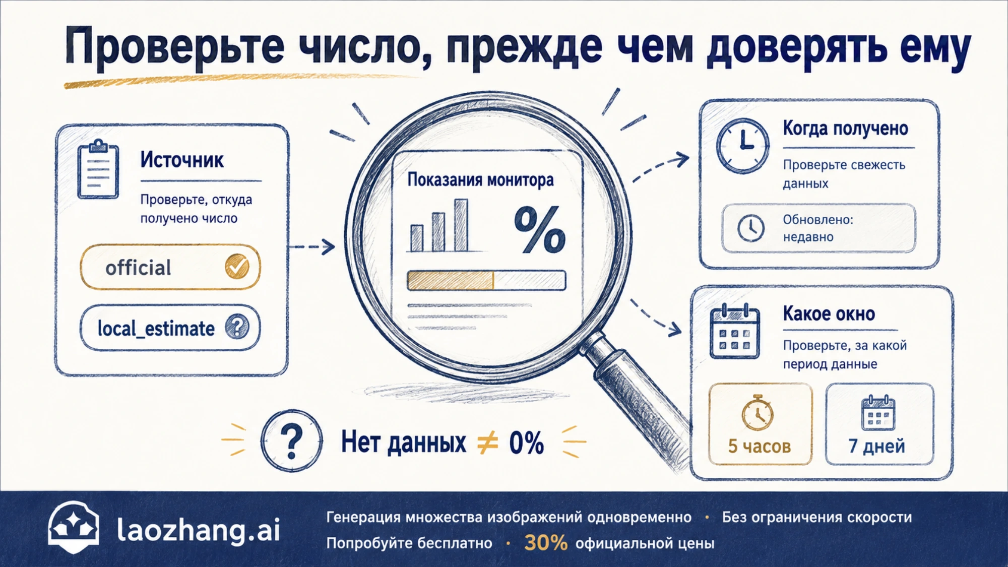 Проверка источника, свежести и периода показаний монитора расхода