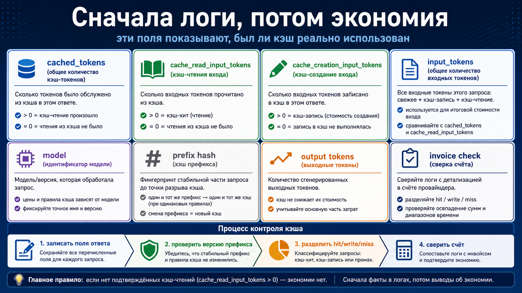 Карта полей логирования