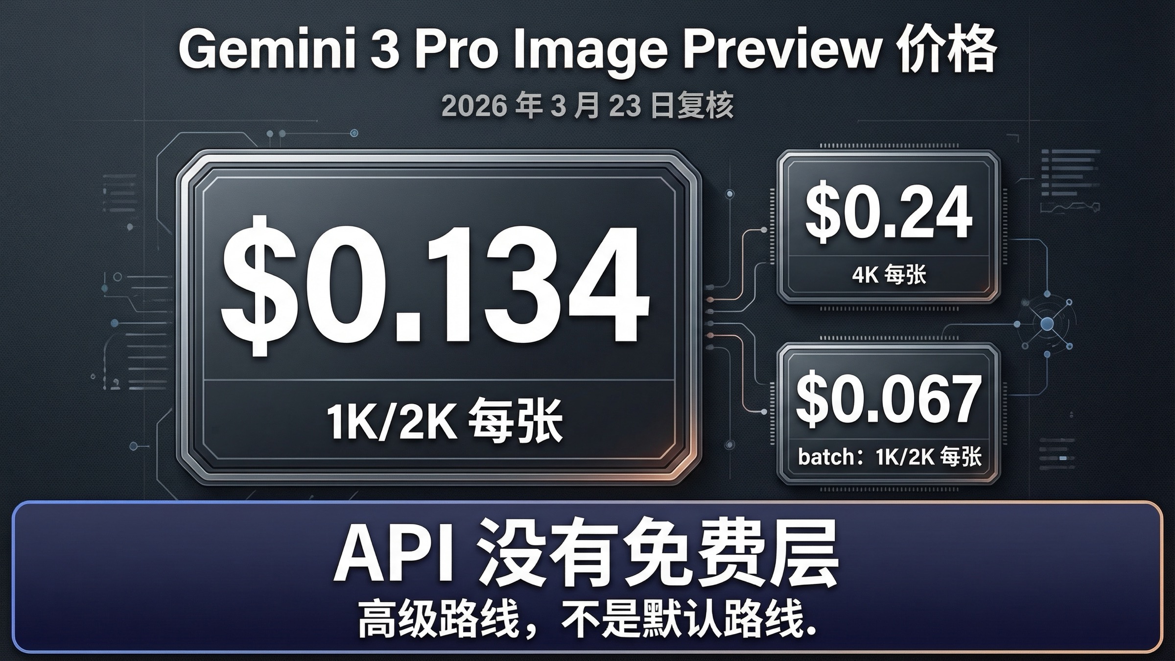 Gemini 3 Pro Image Preview 价格：最新官方 API 成本