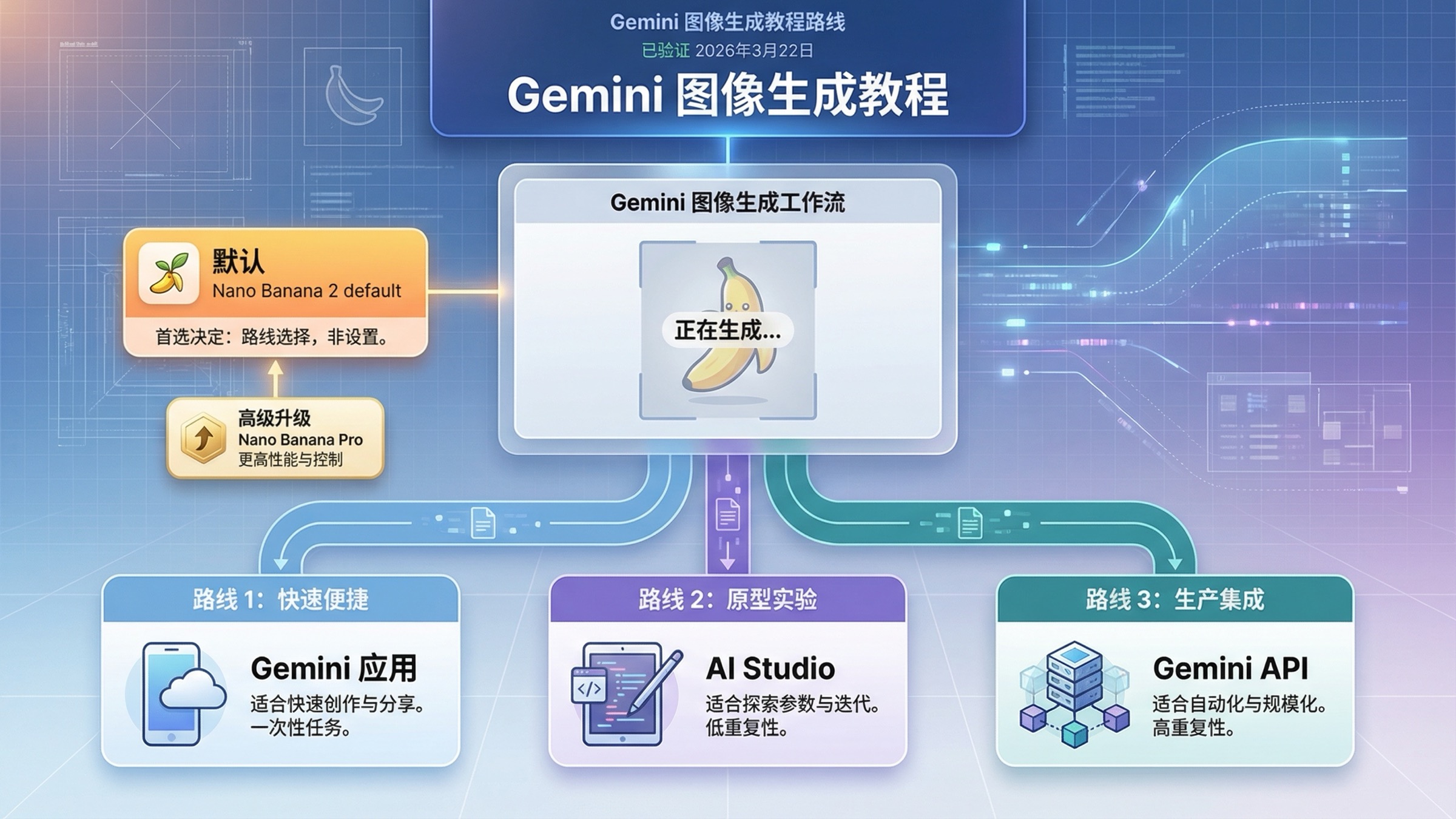 Gemini 图片生成教程：App、AI Studio 和 API 怎么用