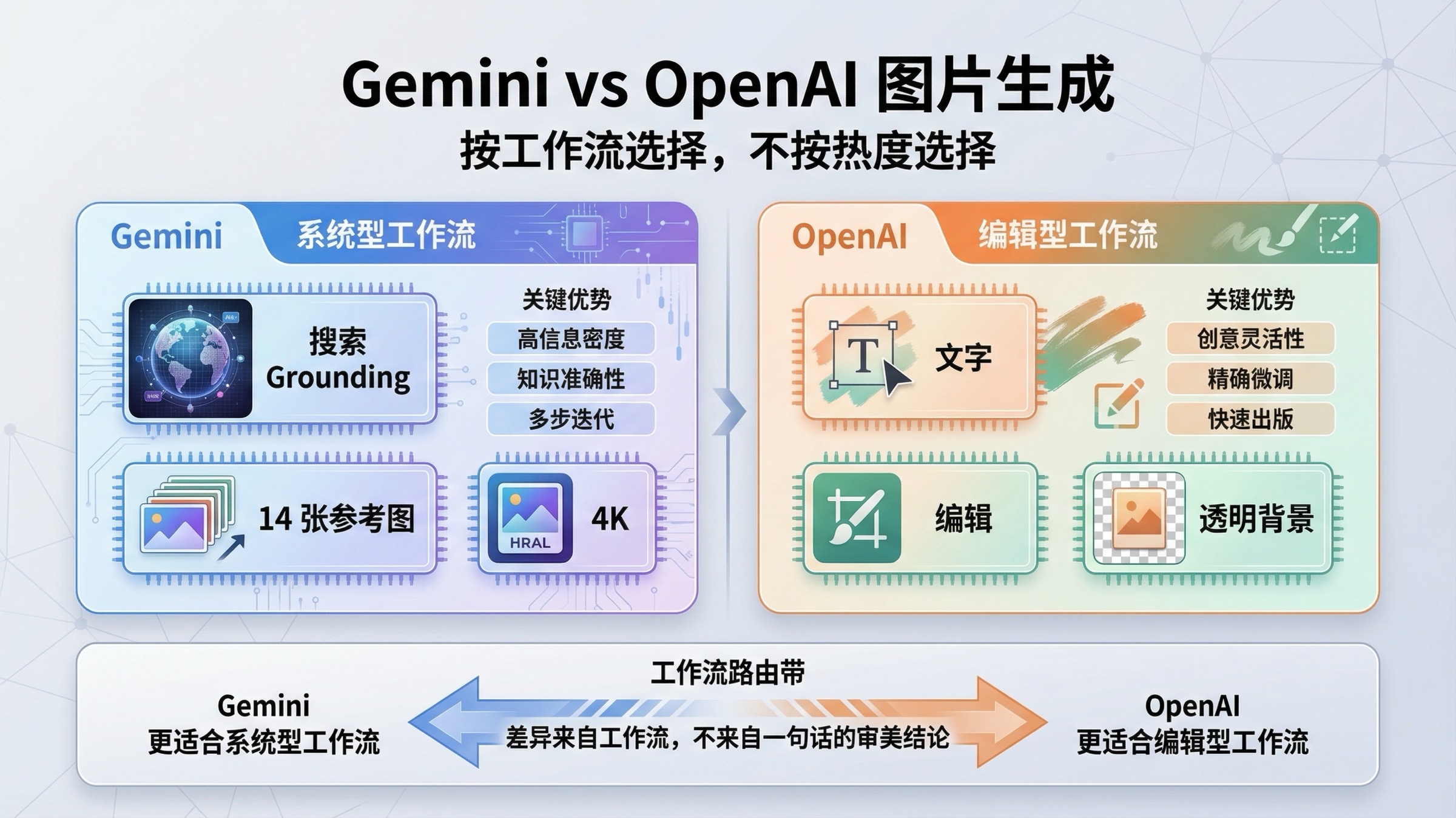 Gemini 和 OpenAI 图片生成怎么选？2026 年实战对比