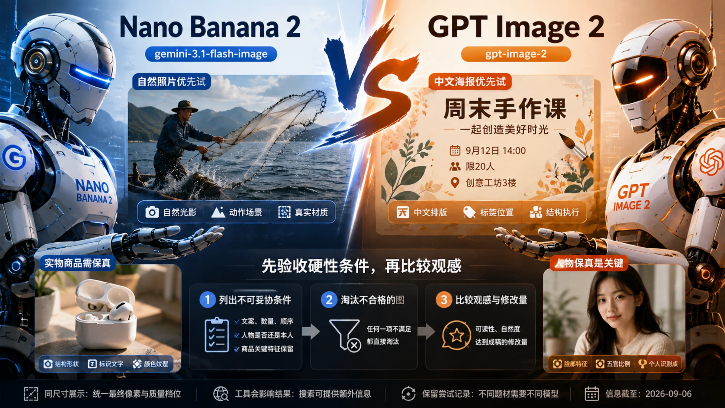 Nano Banana 2 与 GPT Image 2 画质选择文章的说明性封面