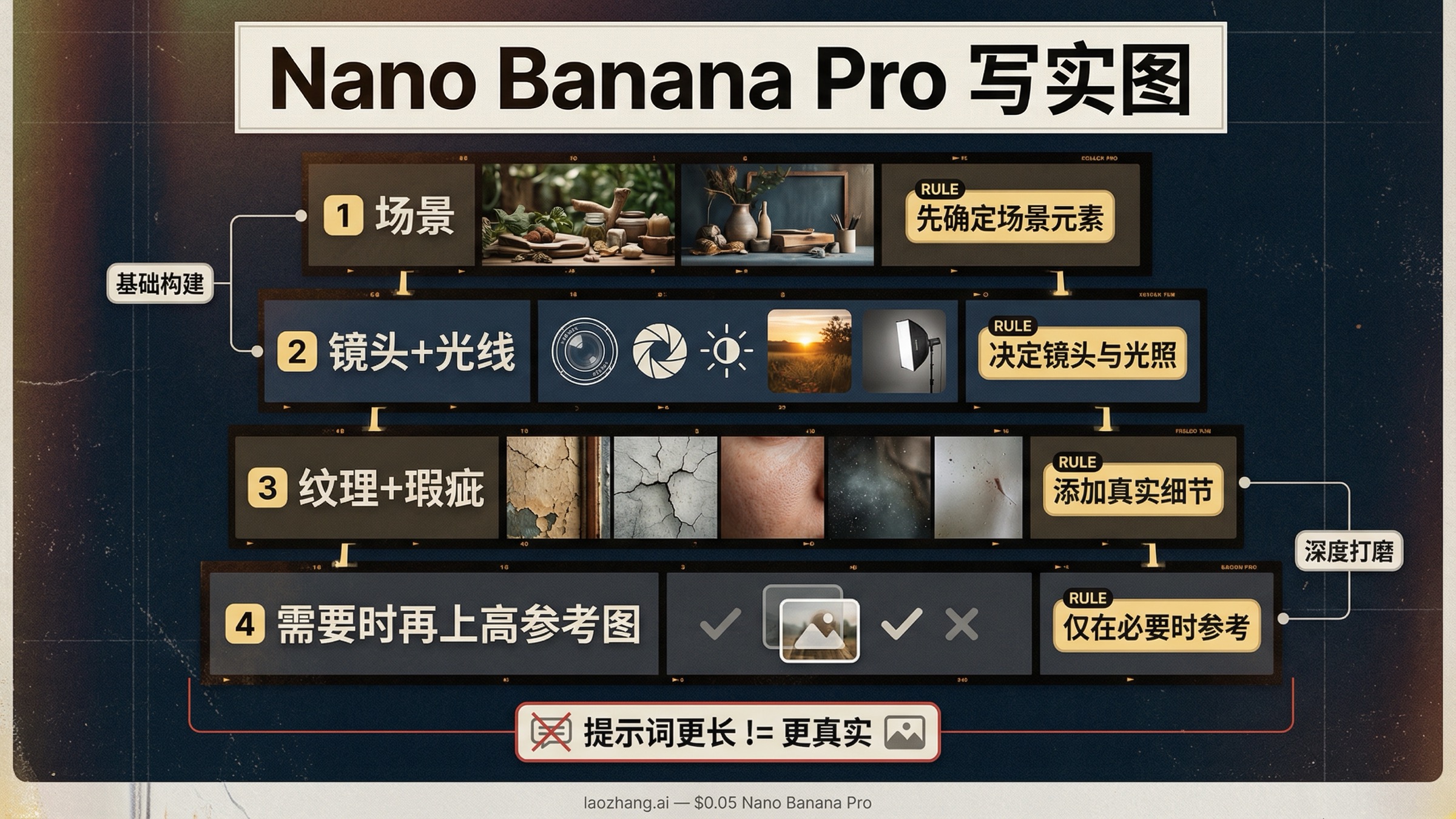 Nano Banana Pro Realistic Images：提示词公式与修复思路（2026）