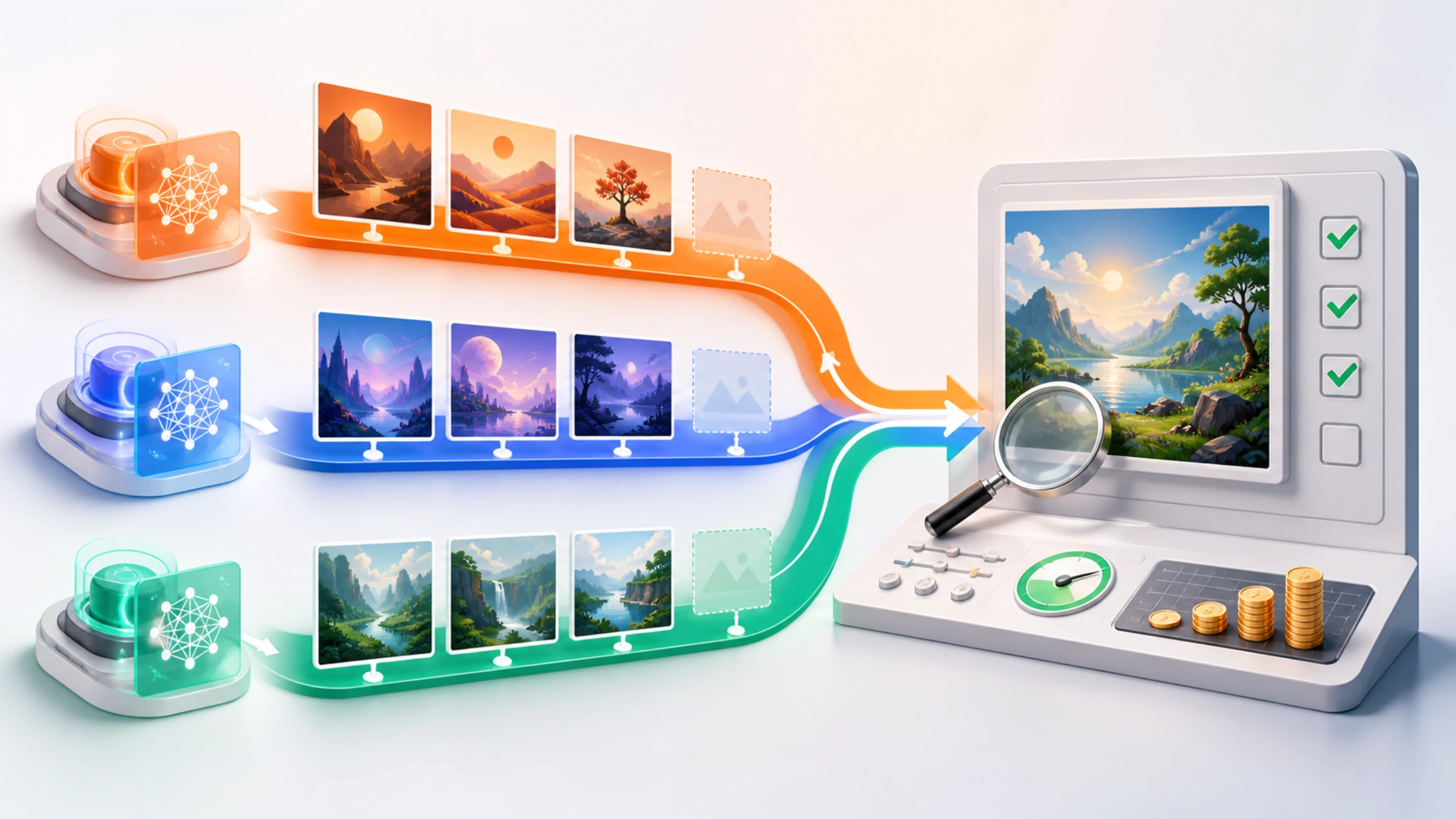 Grok、Gemini 与 GPT 三条图片 API 路线的任务测试台